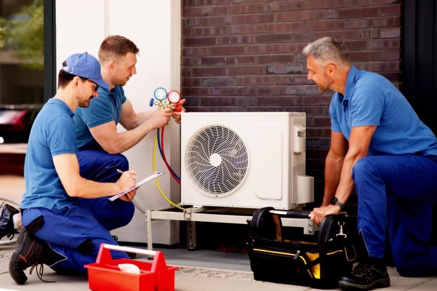Equipe técnica Afere em manutenção certificada