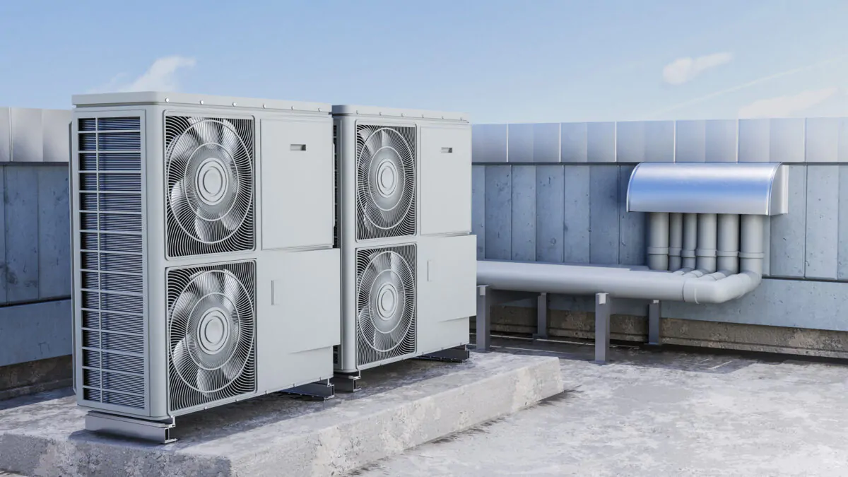 Sistema HVAC industrial para comércios e indústrias